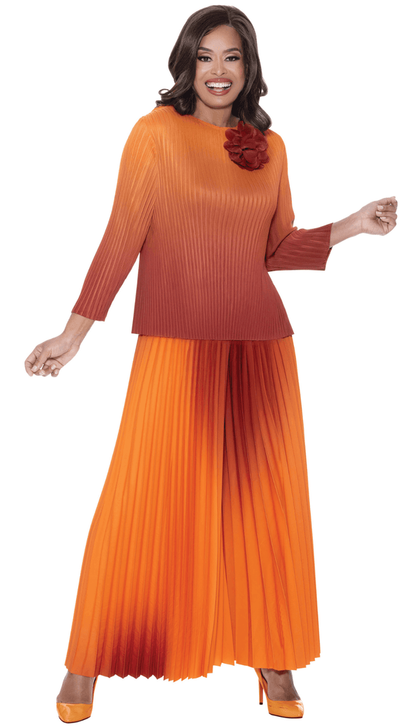 Divine Casual 1782-Orange - Church Suits For Less