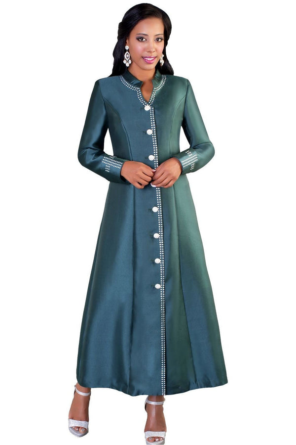 Tally Taylor Robe 4445C-Hunter Green - Church Suits For Less