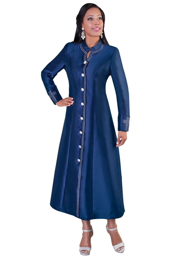 Tally Taylor Robe 4445C-Navy Blue - Church Suits For Less