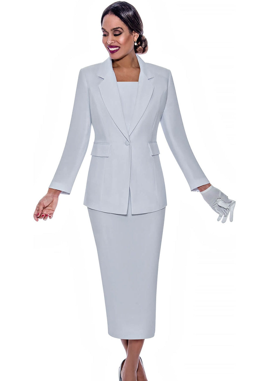 Ben Marc Usher Suit 2295C-White - Church Suits For Less