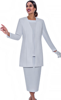 Ben Marc Usher Suit 2296-White - Church Suits For Less