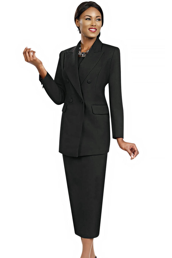 Ben Marc Usher Suit 2298C-Black - Church Suits For Less