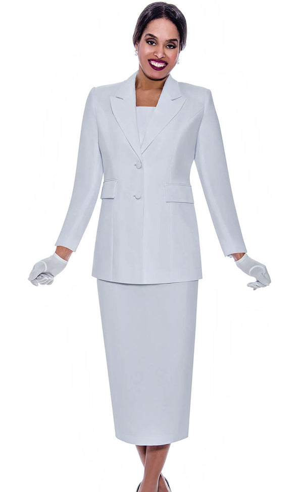 Ben Marc Usher Suit 2299-White - Church Suits For Less