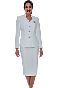 Ben Marc  Usher Suit 78096C-White - Church Suits For Less