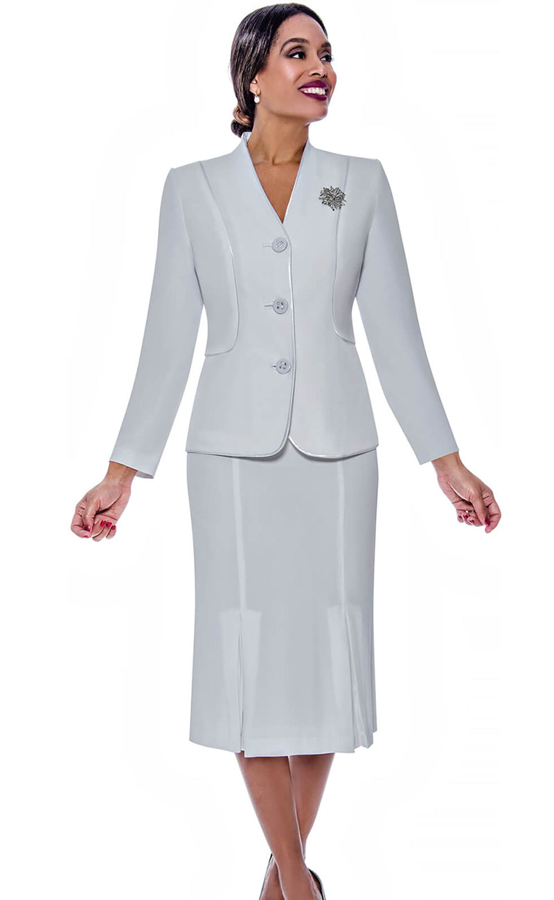 Ben Marc Usher Suit 78098-White - Church Suits For Less