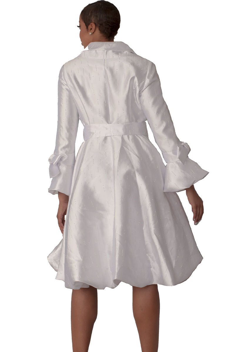 Chancele Dress 9723-White