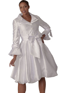 Chancele Dress 9723-White