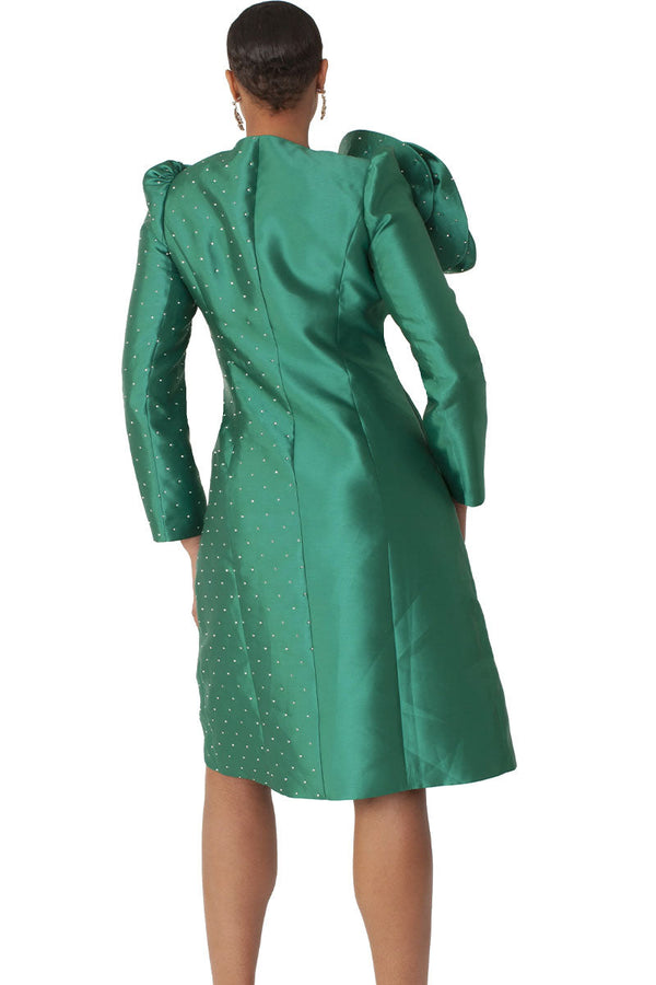 Chancele Dress 9751-Emerald