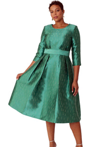 Chancele Dress 9763-Emerald