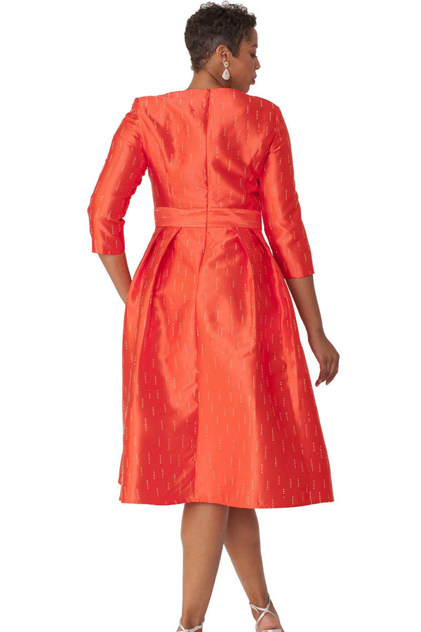 Chancele Dress 9763-Red