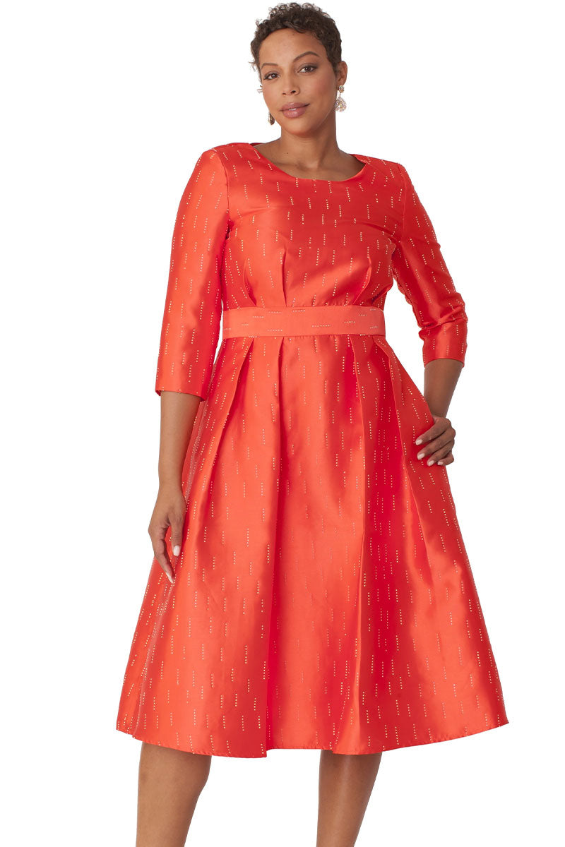 Chancele Dress 9763-Red