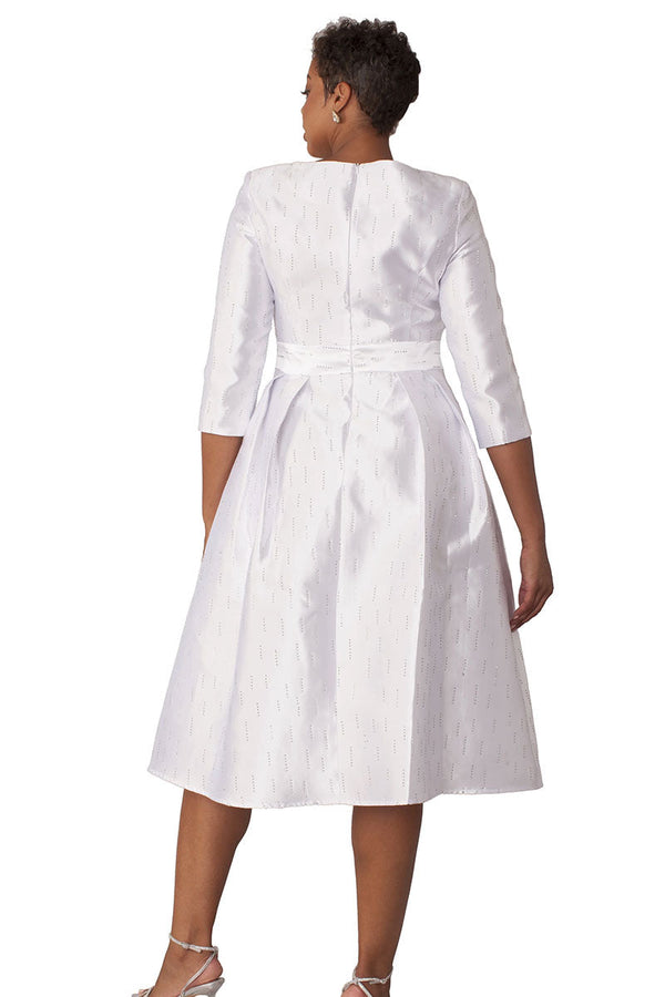 Chancele Dress 9763-White