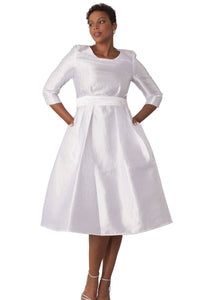 Chancele Dress 9763-White