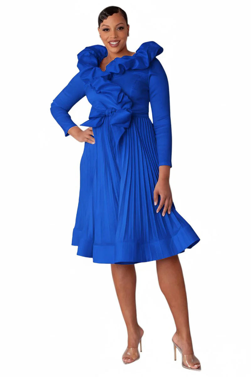 Chancele Dress 9770-Royal Blue