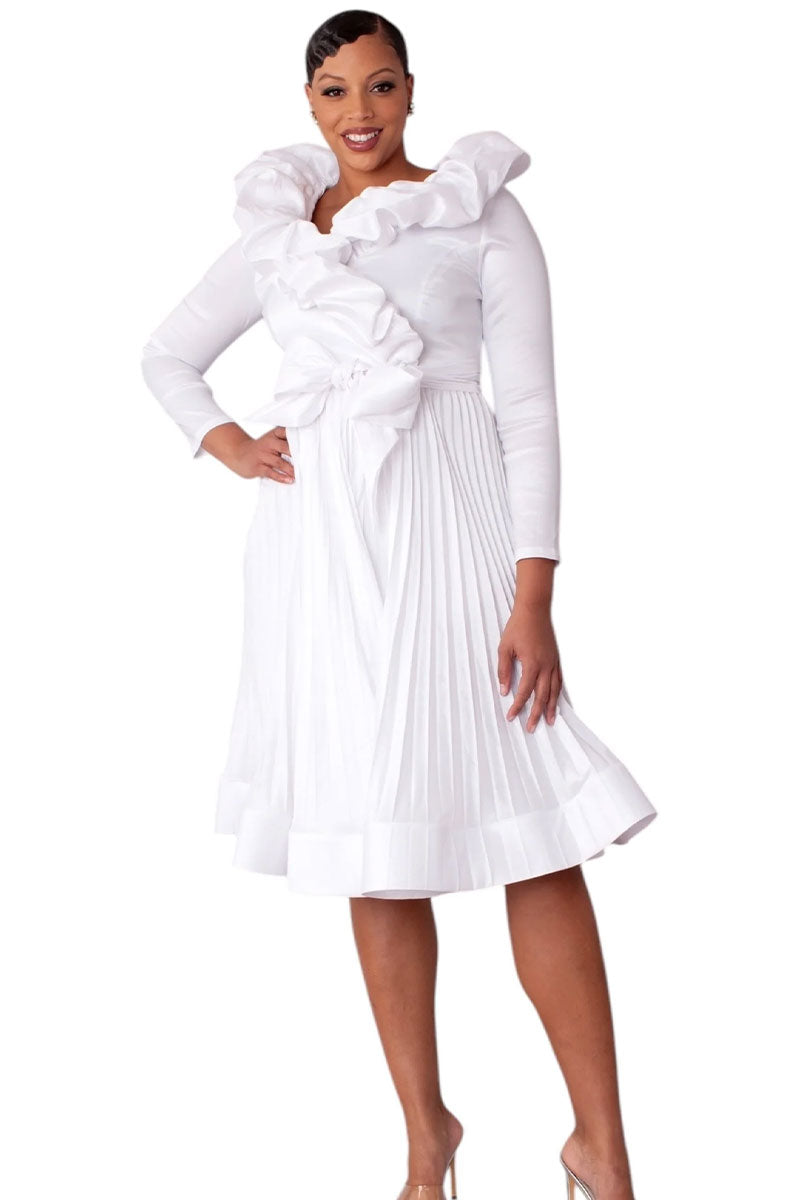Chancele Dress 9770-White