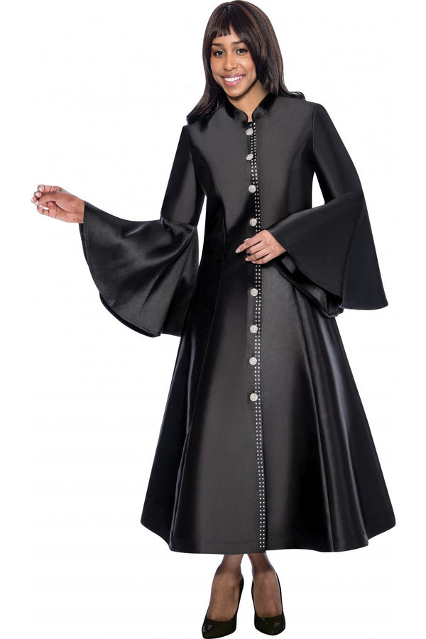 Church Robe  RR9031C-Black - Church Suits For Less