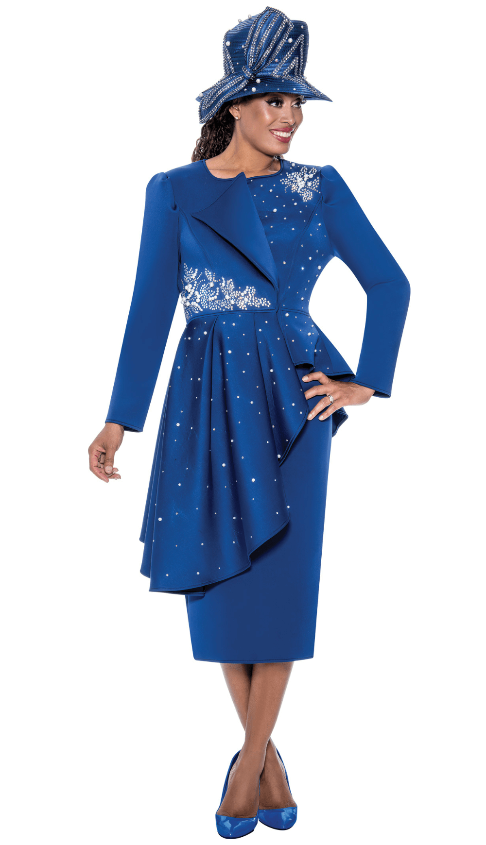 GMI Church Suit 400712-Royal Blue - Church Suits For Less