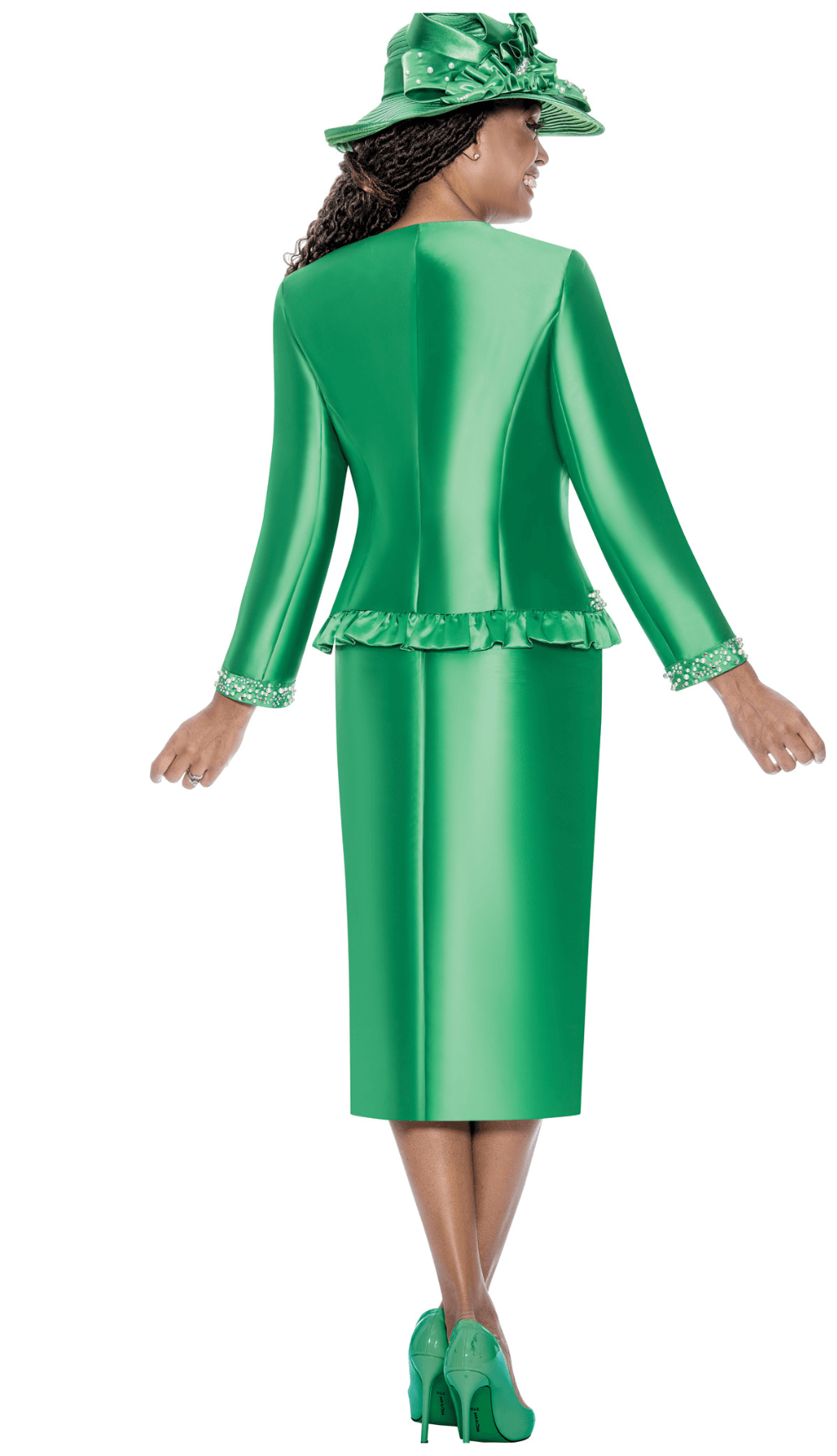 GMI Church Suit 400702-Emerald - Church Suits For Less