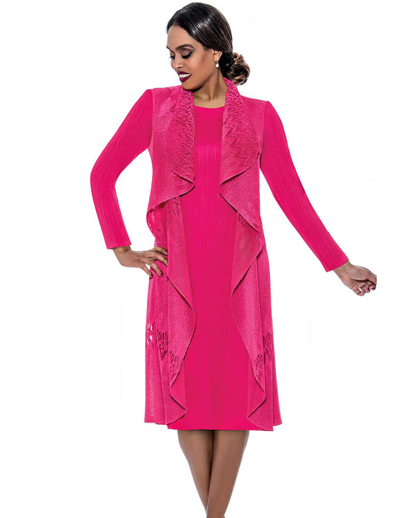 Divine Casual 1611-Magenta - Church Suits For Less