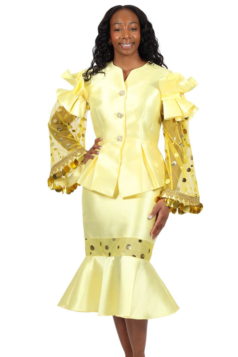 Diana Couture Women Church Suit 9162