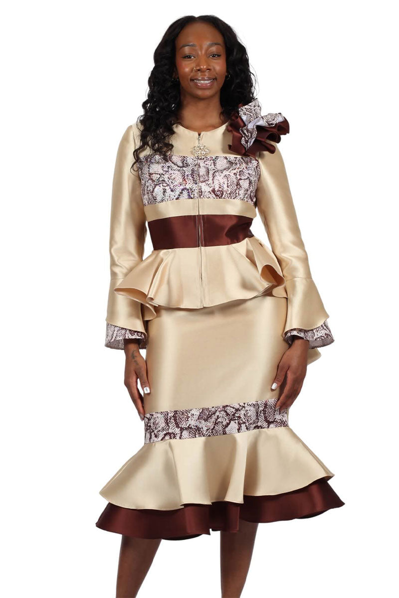 Diana Couture Women Church Suit 9164