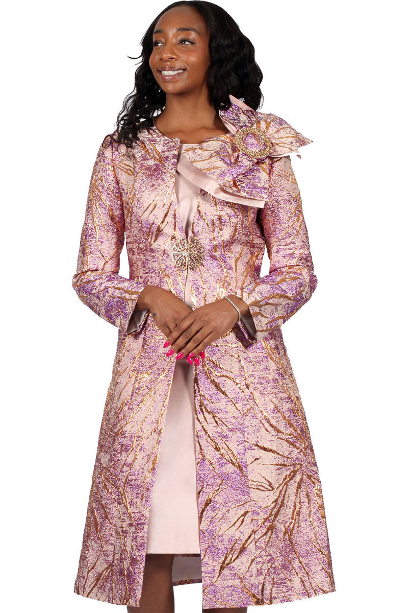 Diana Couture Church Dress 9130C-Champagne