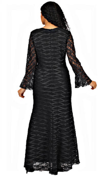 Diana Couture Dress 8737C-Black - Church Suits For Less