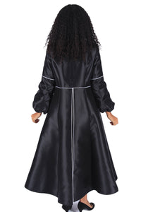 Diana Church Robe 8601C-Black/White - Church Suits For Less