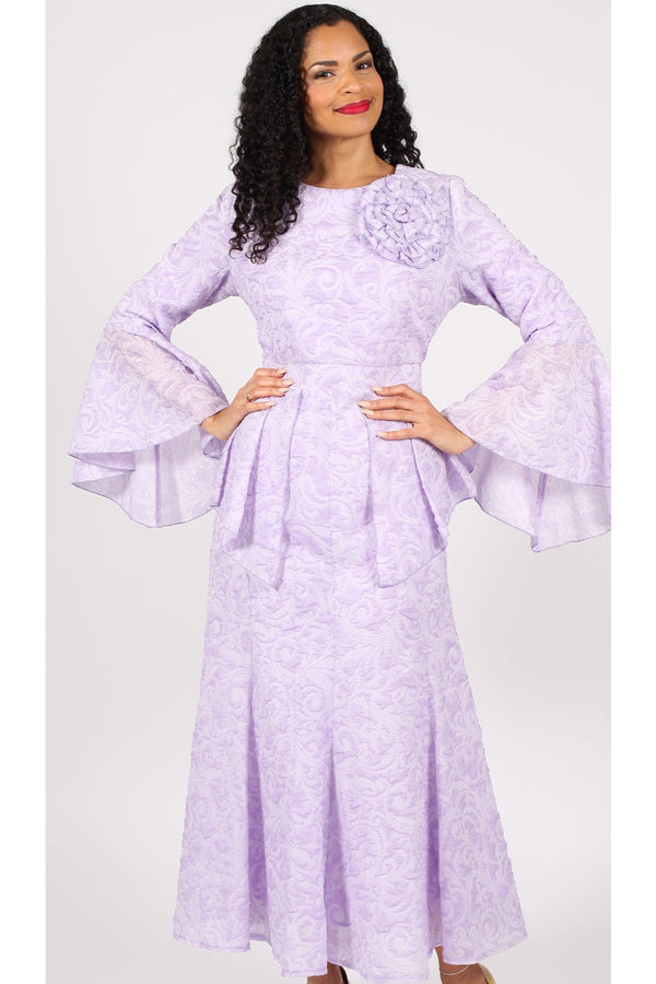 Diana Couture Dress 8685-Lilac - Church Suits For Less