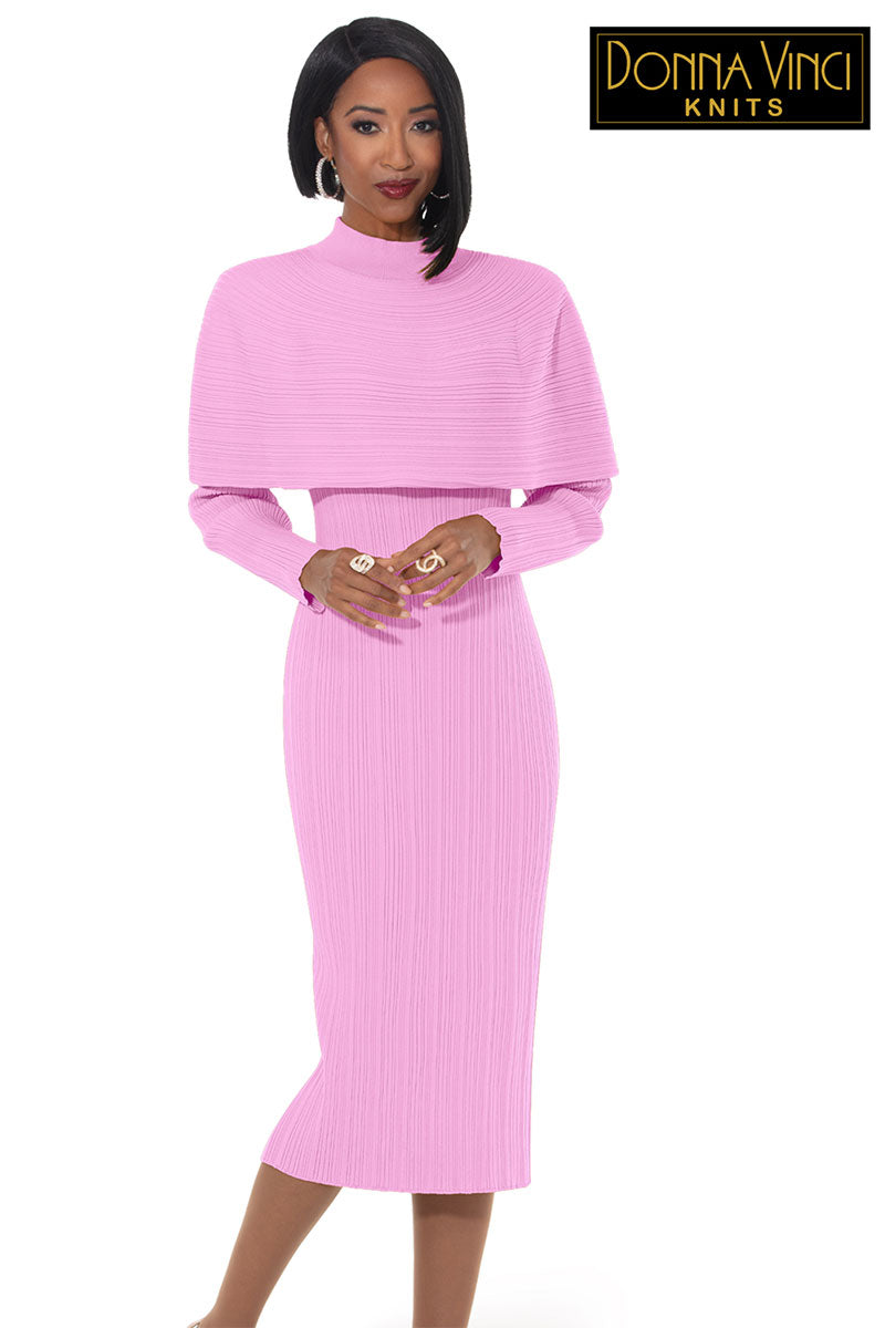 Donna Vinci Knit Dress 13444-Pink