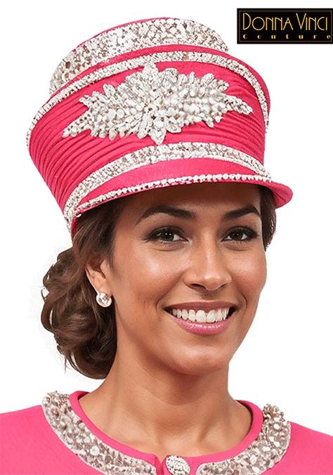 Donna Vinci Hat 13458-Hot Pink
