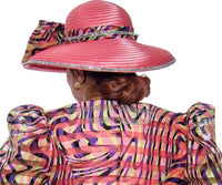 Dorinda Clark Cole Church Hat 4922C-Multi - Church Suits For Less