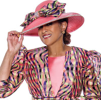 Dorinda Clark Cole Church Hat 4922C-Multi - Church Suits For Less