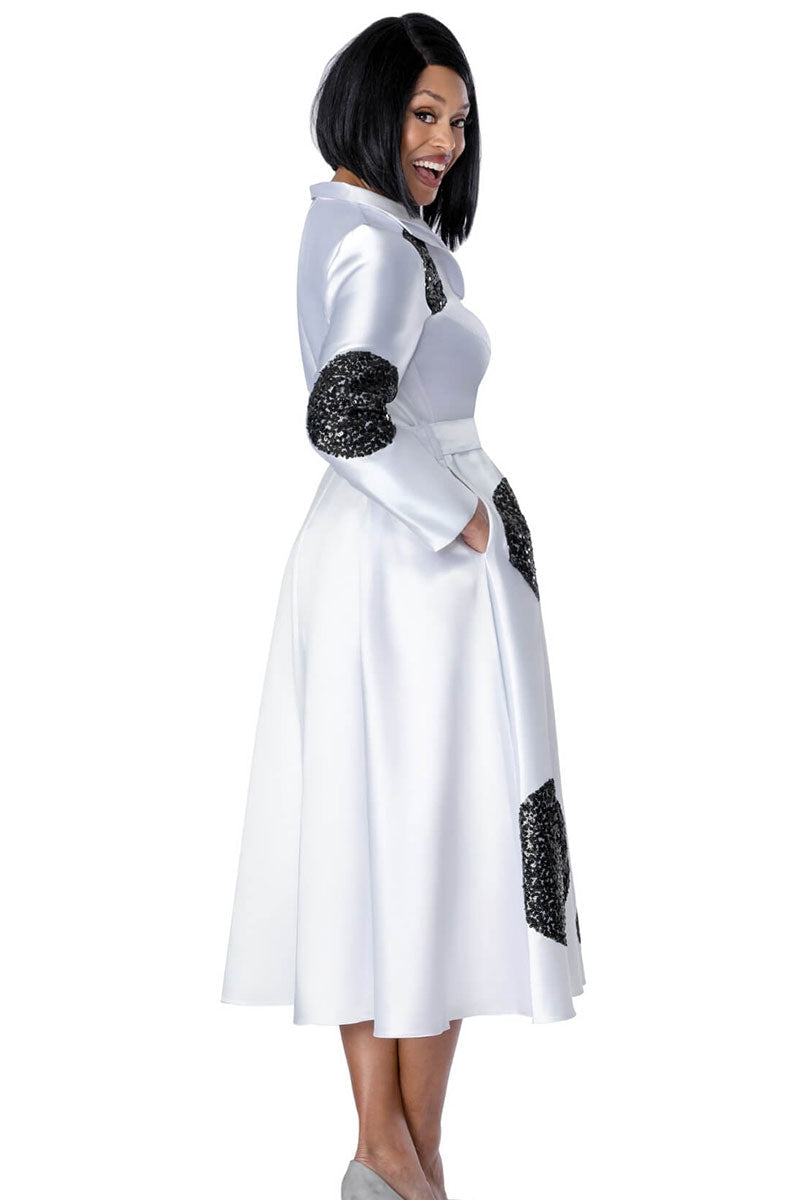 Dresses by Nubiano 100761 White black