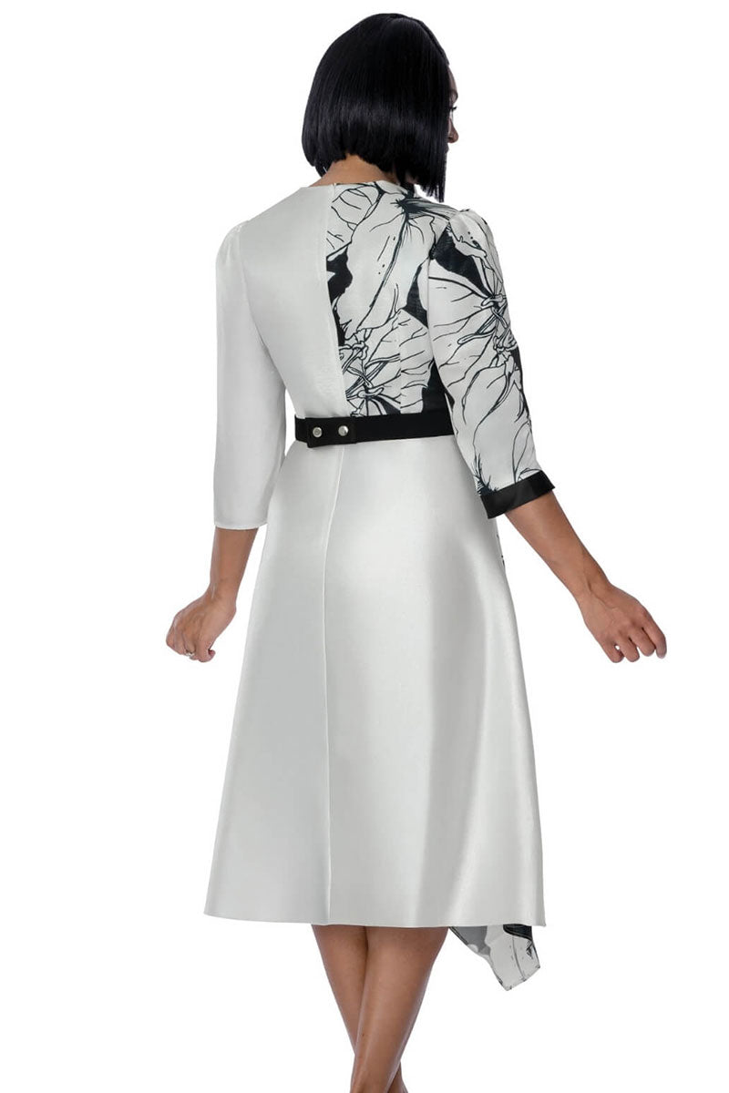 Dresses by Nubiano 100861 White Black