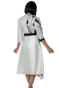 Dresses by Nubiano 100861 White Black