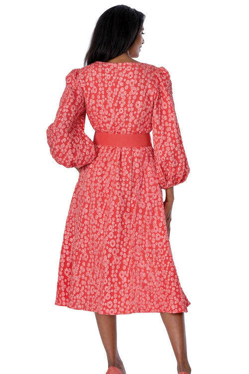 Dresses by Nubiano 100901C-Coral