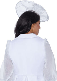 GMI Church Hat 400503-White - Church Suits For Less