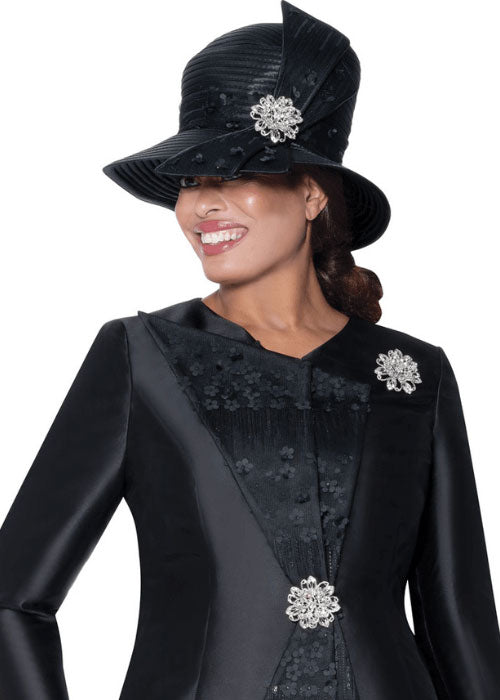 GMI Church Hat 400952-Black - Church Suits For Less