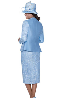 GMI Church Suit 400932-Blue - Church Suits For Less