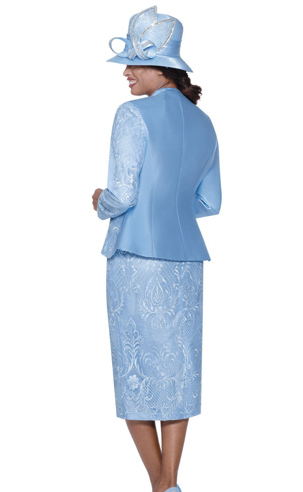 GMI Church Suit 400932-Blue - Church Suits For Less