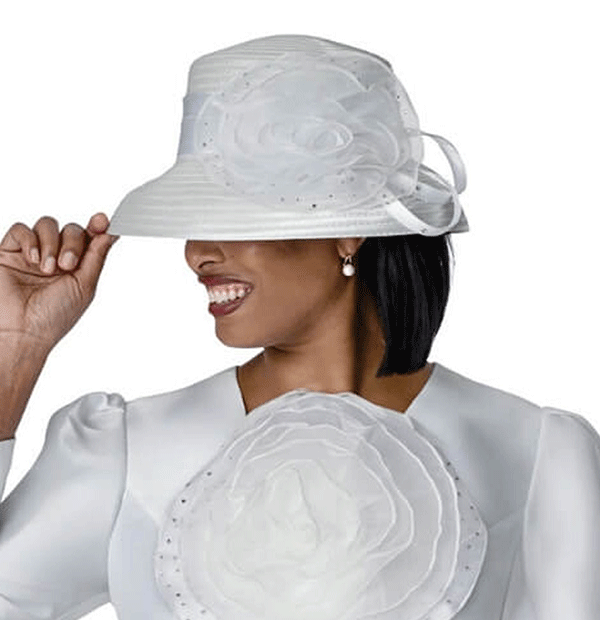 GMI Women Church Hat 401712-White