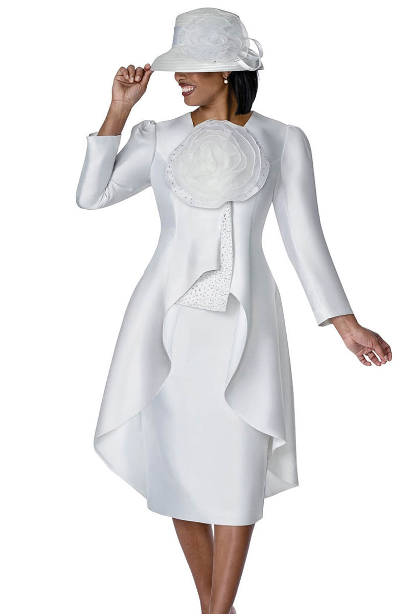 GMI Women Church Suit 401712C-White
