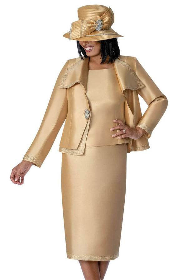 GMI Women Church Suit 401753C-Champagne