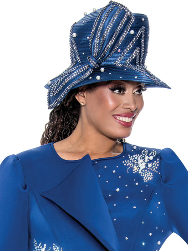 GMI Church Hat 400712-Royal Blue - Church Suits For Less