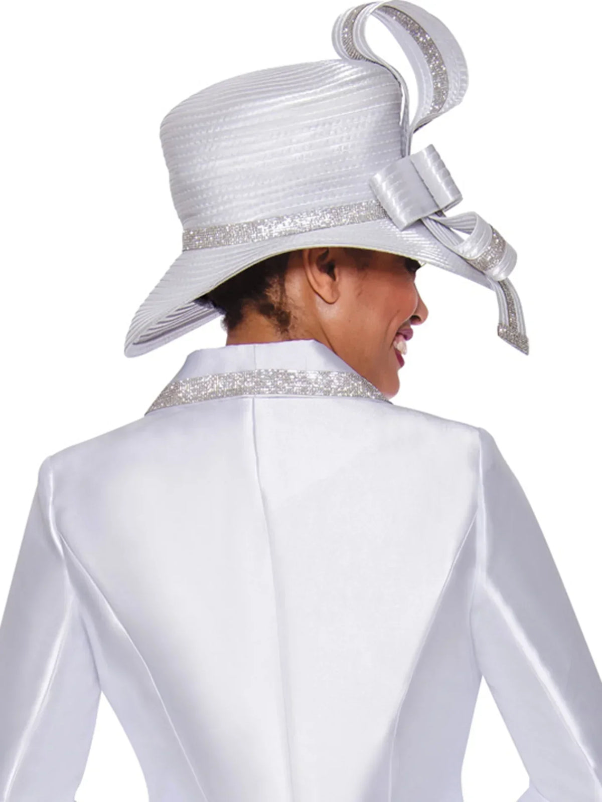 GMI Church Hat 9872-White - Church Suits For Less