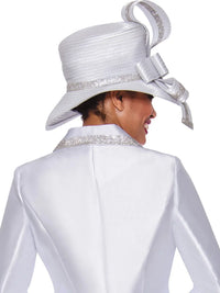 GMI Church Hat 9872-White - Church Suits For Less