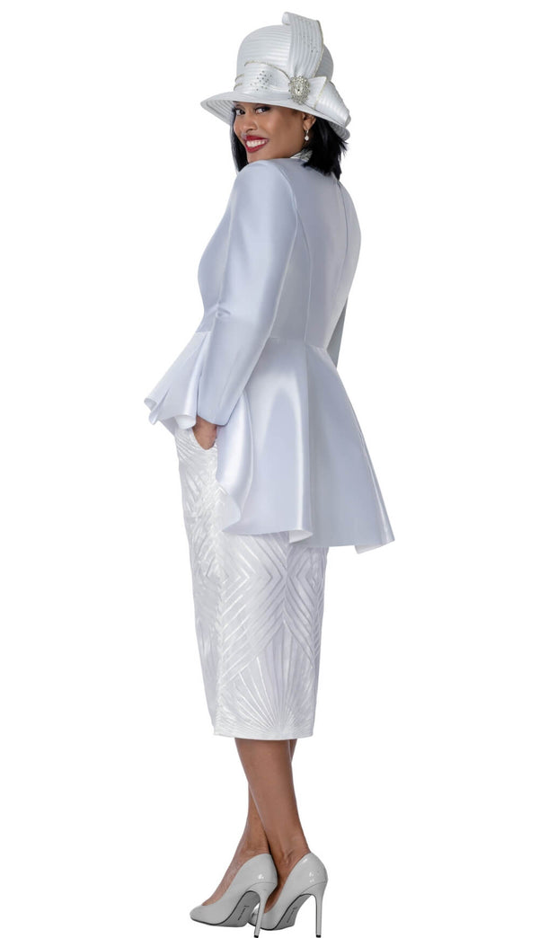 GMI Women Church Suit 401702-White