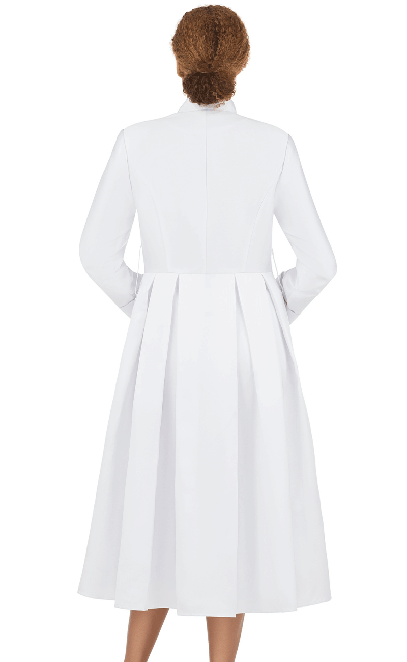 Giovanna Church Dress D1516-White - Church Suits For Less
