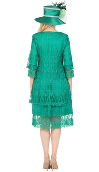 Giovanna Dress D1529-Emerald